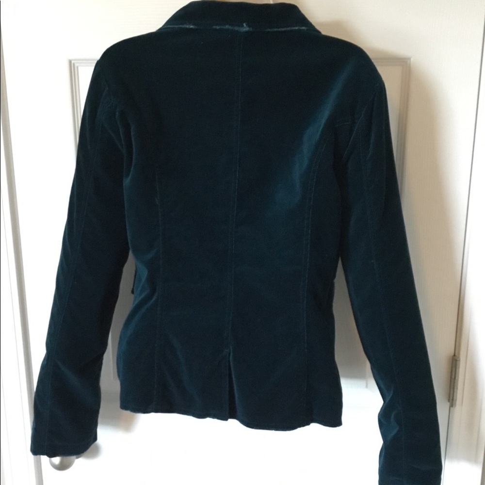 Velour Distressed Jacket NWT - Picture 2 of 3